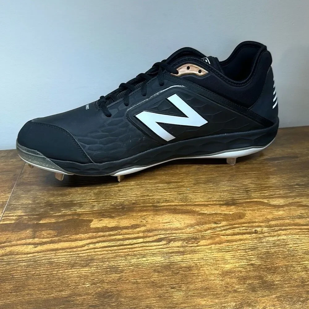 New Balance Mens Baseball Football Cleats‎ size 16 L3000SK4 Black Low Top